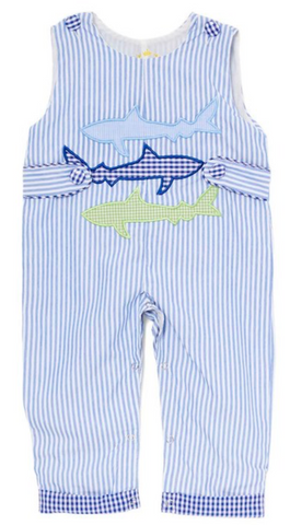 Light Blue Shark Overall