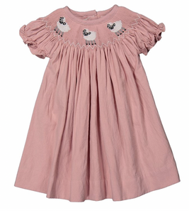 Pink Lamb Hand-Smocked Bishop Dress